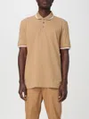 Hugo Boss Polo Shirt Boss Men Color Beige In 米色