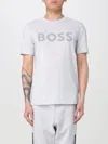 Hugo Boss Front Embroidery T-shirt In Black