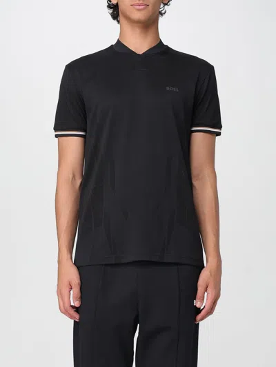 HUGO BOSS POLO SHIRT BOSS MEN COLOR BLACK,426863002