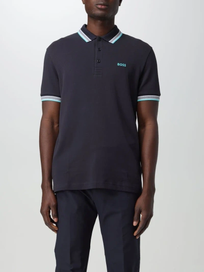 Hugo Boss Polo Shirt Boss Men Color Blue 1 In Blue 1