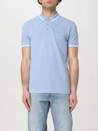 Hugo Boss Polo Shirt Boss Men Color Blue