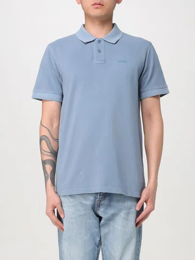 Hugo Boss Polo Shirt Boss Men Color Blue