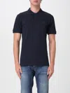 Hugo Boss Polo Basic In Cotone Boss In Blue