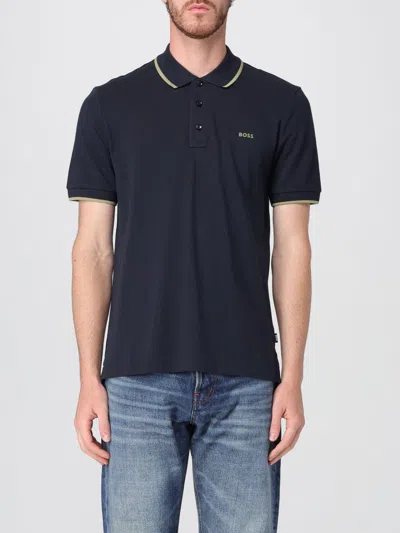 Hugo Boss Polo Shirt Boss Men Color Blue