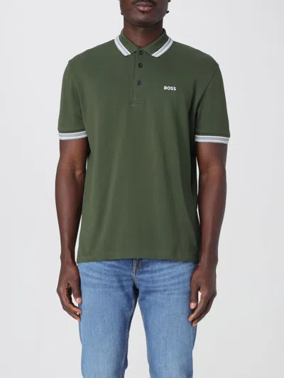 Hugo Boss Polo Shirt Boss Men Color Green