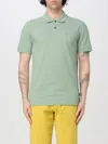 Hugo Boss Boss Pallas Cotton Polo In Olive