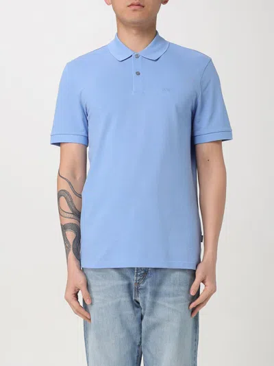 Hugo Boss Polo Shirt Boss Men Color Sky Blue