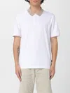 Hugo Boss Polo Basic Boss In Cotone Mercerizzato In White