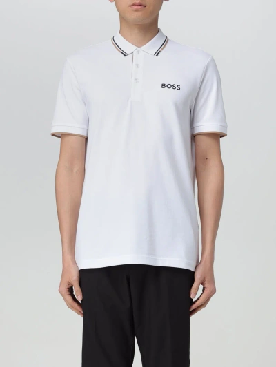 Hugo Boss Polo Shirt Boss Men Color White In White