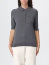 Hugo Boss Polo Shirt Boss Woman Color Grey In Gray