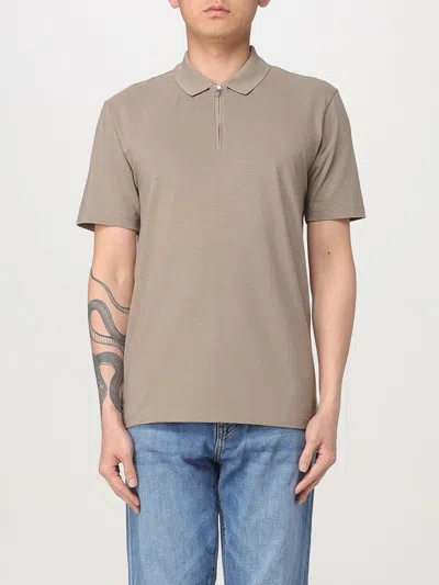 Hugo Boss Polo Shirt Hugo Men Color Camel In Black