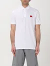 Hugo Boss Hugo Polo Shirt With Logo Patch In White