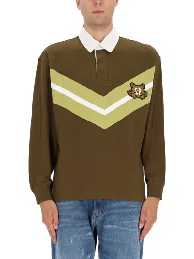 HUGO BOSS POLO SHIRT WITH COLLEGE STYLE LOGO
