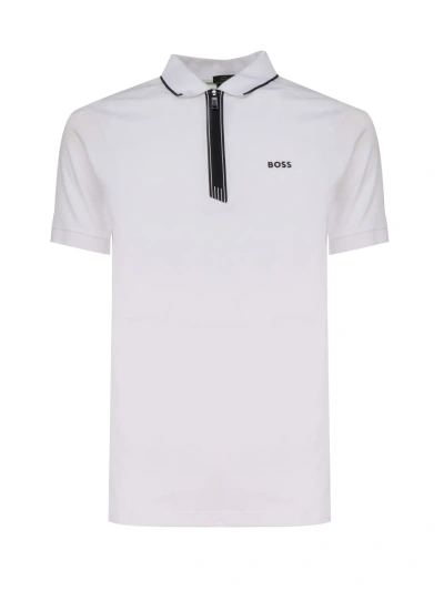 Hugo Boss Polo Shirt With Logo In White