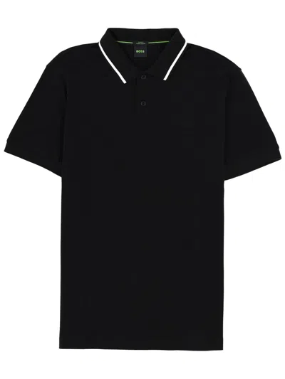 Hugo Boss Polo With Logo In Black