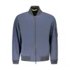 Hugo Boss Blue Polyamide Men Jacket In Blue
