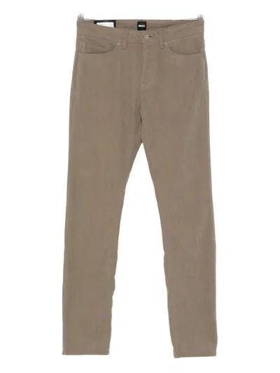Hugo Boss Polyamide Pants In Brown