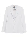 Hugo Boss Polyester Jacket In Gray