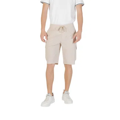 Hugo Boss Beige Polyester Bermuda In White