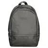 Hugo Boss Black Polyester Men's Backpack In Gold