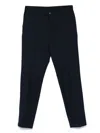 Hugo Boss Textured Trousers In Black