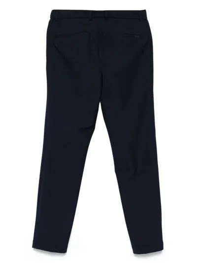 Hugo Boss Polyester Pants In Blue