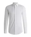 Shop Hugo Boss Poplin Shirt In White