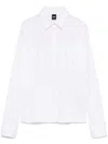 Hugo Boss Relaxed Fit Cotton Shirt Pocket In White