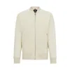 Hugo Boss Porsche X Boss Bomber Jacket With Embroidered Logo In White