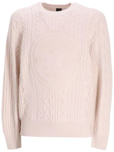 Hugo Boss Porsche X Boss Jumper In Neutrals