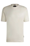 Hugo Boss Porsche X Boss Mercerized-cotton T-shirt With Special Branding In White