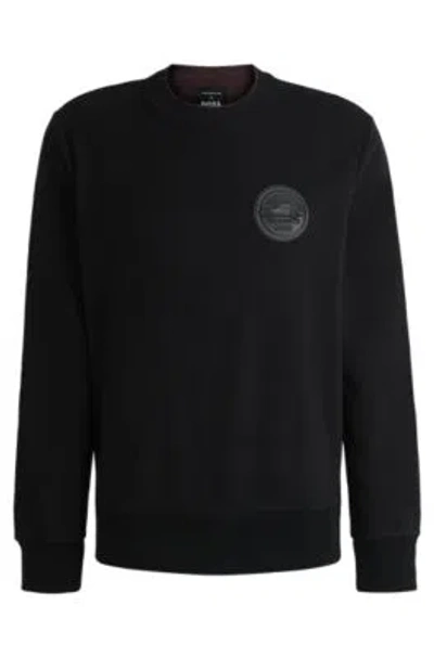 Hugo Boss Porsche X Boss Sweatshirt With Special Branding In Black