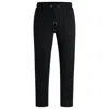 Hugo Boss Porsche X Boss Tracksuit Bottoms With Vertical Stripes In Black