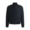 Hugo Boss Porsche X Canvas Jacket With Stripe Trims In Blue