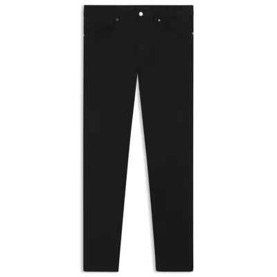 Hugo Boss Porsche X Tapered-fit Jeans In Black Stretch Denim