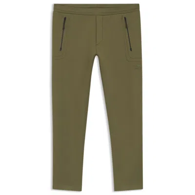 Hugo Boss Porsche X Track Pants With Tonal Reflective Branding In Green
