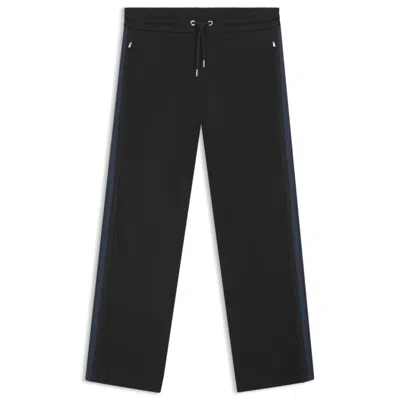 Hugo Boss Porsche X Tracksuit Bottoms With Side Stripes In Black