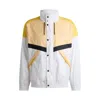 Hugo Boss Porsche X Boss Water-repellent Jacket With Colour-blocking In Yellow