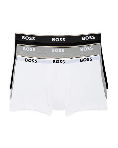 Hugo Boss Power Boxer Trunks, Pack Of 3 In Assorted