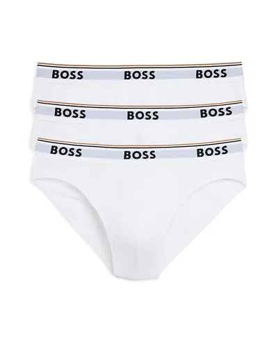 HUGO BOSS POWER COTTON BLEND BRIEFS, PACK OF 3