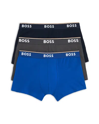 HUGO BOSS POWER COTTON BLEND TRUNKS, PACK OF 3