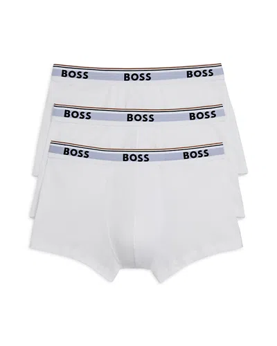 Hugo Boss Boss Underwear 3 Pack Trunks White