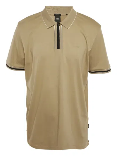 Pre-owned Hugo Boss  Cotton Polo Shirt In Neutral