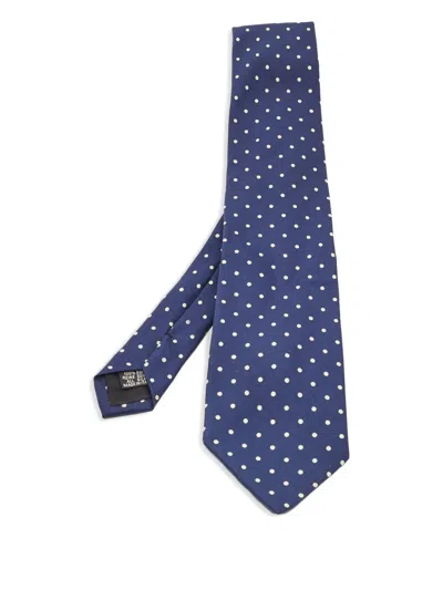 Pre-owned Hugo Boss  Polka Dot-print Silk Tie