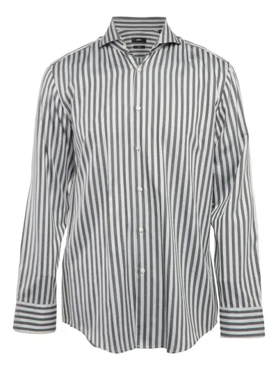 Pre-owned Hugo Boss  Striped Long-sleeve Shirt