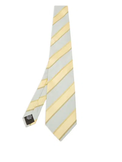 Pre-owned Hugo Boss  Striped Silk Tie