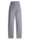 Hugo Boss Gerade Hose Mit Druckknöpfen In Gray