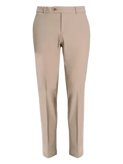 Hugo Boss Pressed-crease Chinos In Neutral