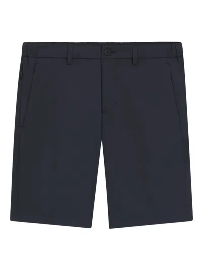 Hugo Boss Pressed-crease Shorts In Black