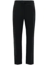 Hugo Boss Pressed-crease Slim-fit Trousers In Black